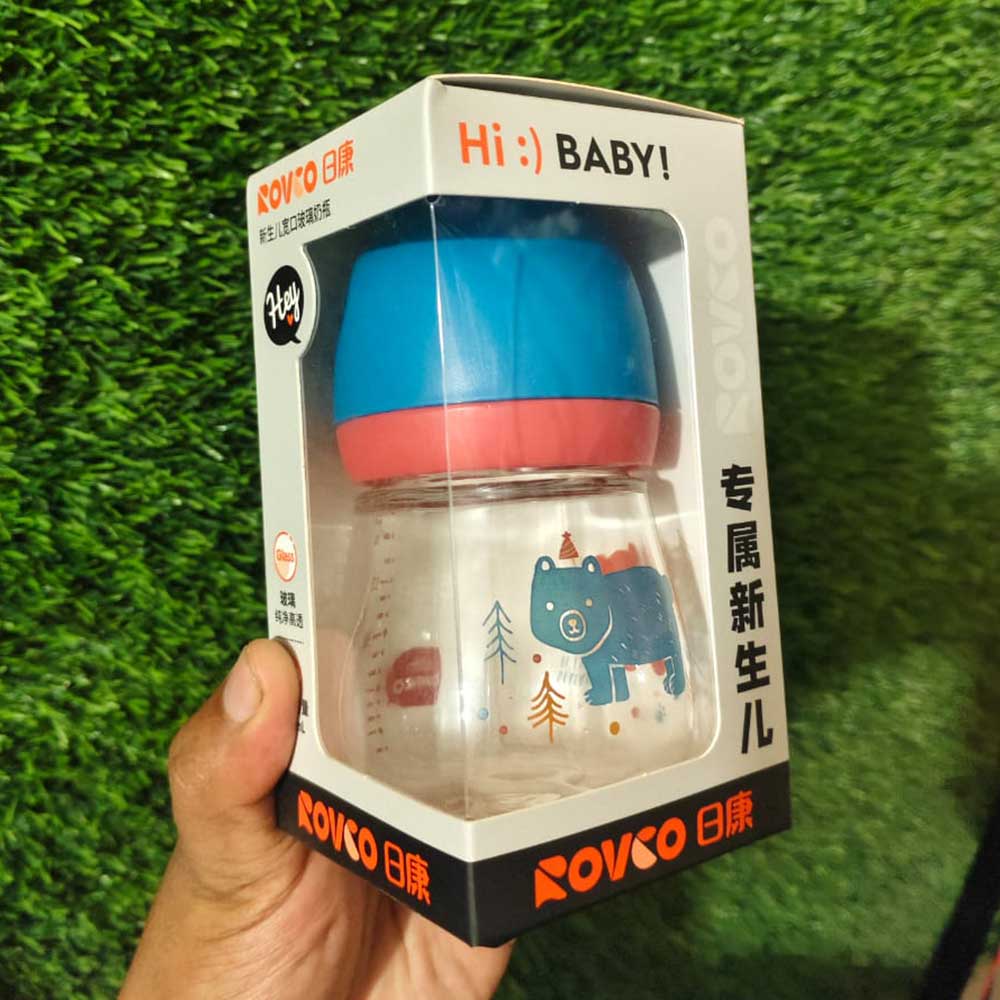 Rovco Wide Neck Glass Feeder 150ml - Image 4